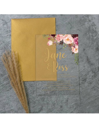 Pack Faire-Part Mariage Plexiglas...