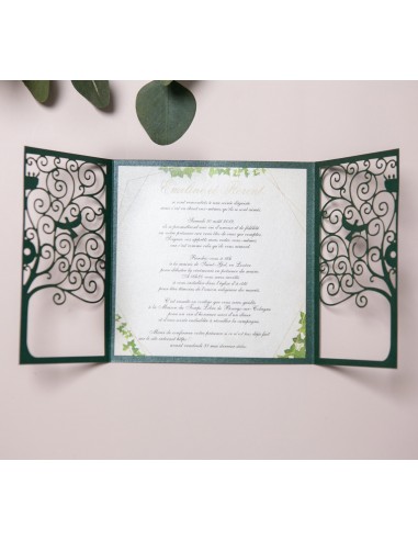 Pack Faire-part de mariage pochette...