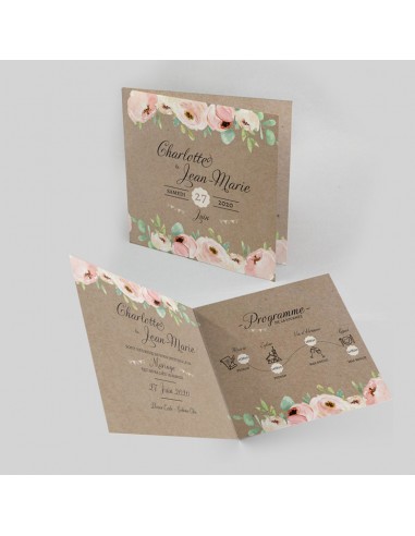 Pack Faire-part Mariage Champêtre...