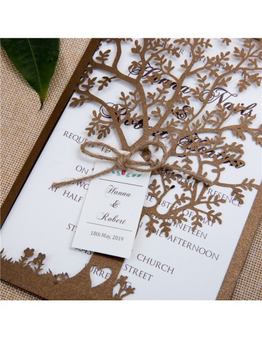 Pack Faire-part Mariage Nature Arbre...