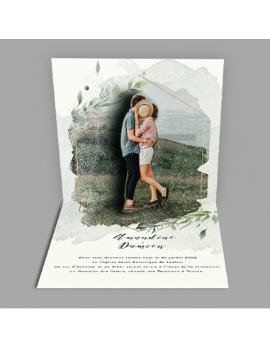 Pack Faire-part Mariage Pop Up...