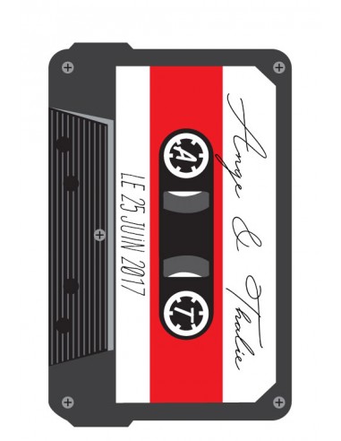Pack Étiquette mariage Cassette...