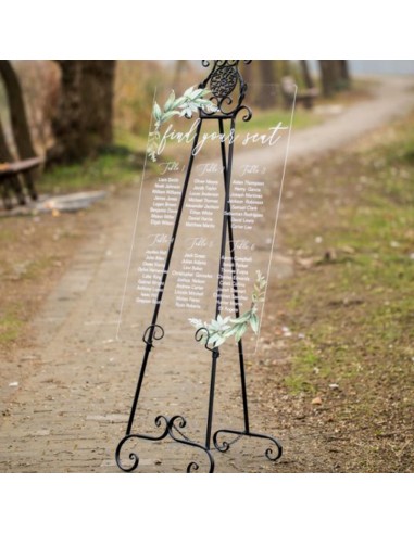 Plan de table Mariage Plexiglass...