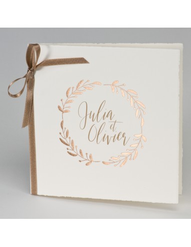 Pack Faire-part Mariage Couronne de...