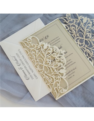Pack Faire-part mariage Vintage Chic...