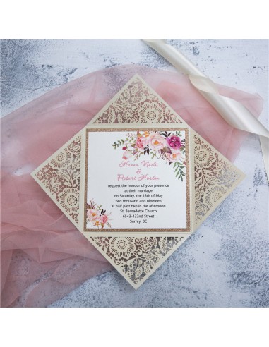 Bundle Faire-part Mariage dentelle...