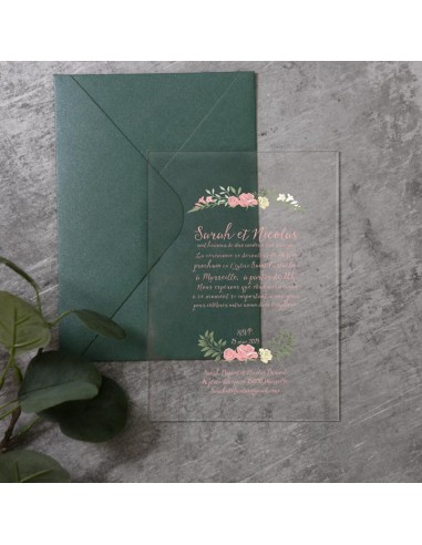 Pack Faire-Part Mariage Plexiglas...