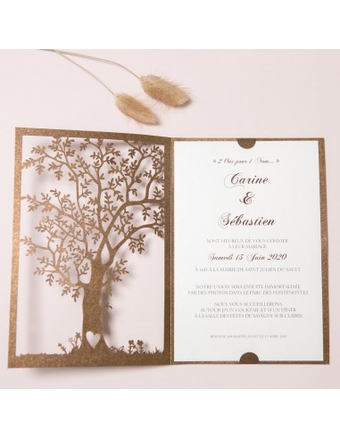 Pack Faire-part Mariage Nature Arbre...
