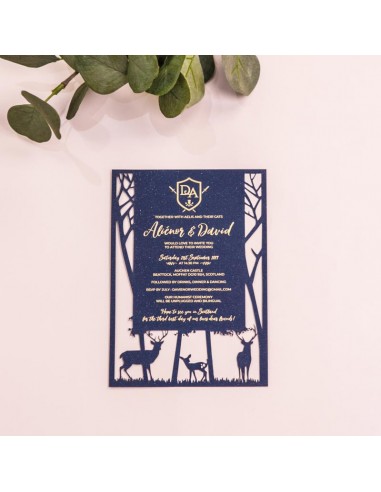 Pack Faire-Part Mariage Foret avec...