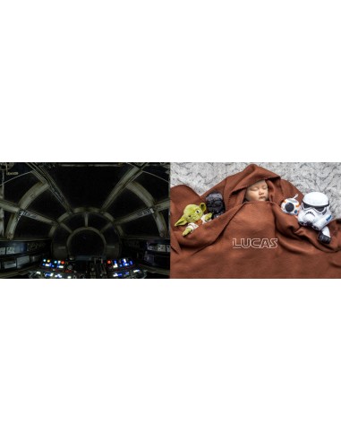 Pack Faire-part Naissance Star Wars -...