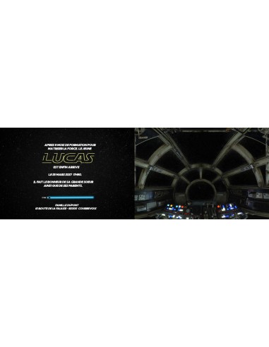 Pack Faire-part Naissance Star Wars -...