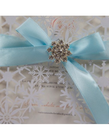Pack Faire part de Mariage Flocons de...