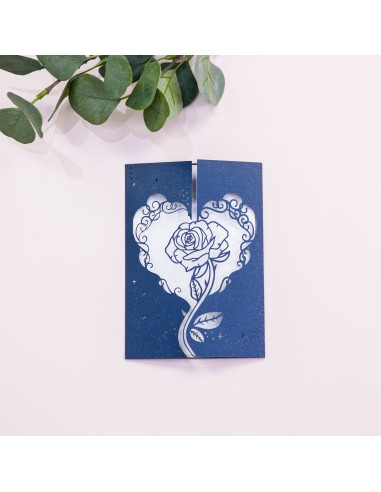 Pack Faire-part Mariage Rose de Belle...