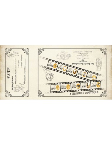 Pack Faire-part Mariage Ticket de...