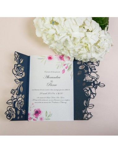 Bundle Faire-part mariage Roses en...