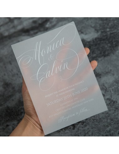 Pack Faire-part Mariage Calque avec...