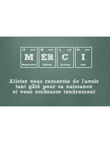 Remerciements Naissance Science -...