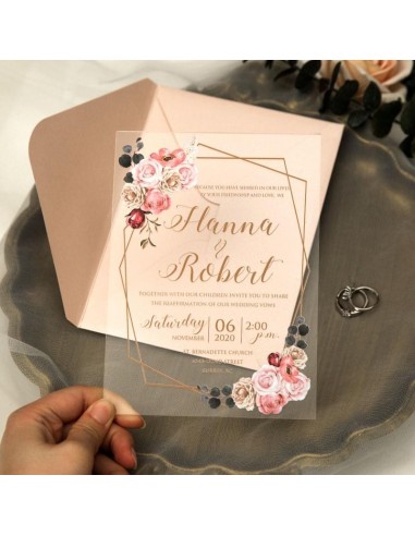 Pack Faire-Part Mariage Plexiglas...