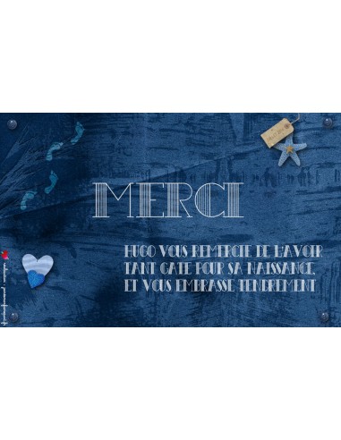 Remerciements Naissance Mer - Hugo