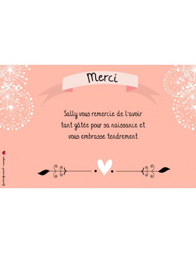Remerciements Naissance Princesse -...