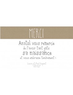 Remerciements Naissance... 2