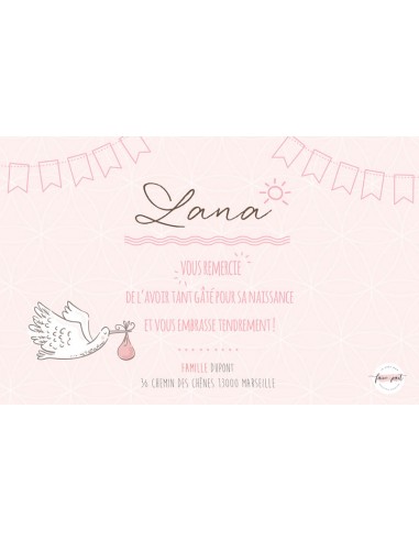 Remerciements Naissance Oiseau Rigolo... Remerciements Naissance Oiseau Rigolo...