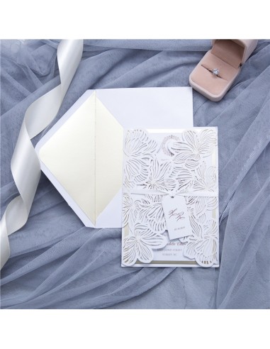Faire-part Mariage Dentelle Fleur... Faire-part Mariage Dentelle Fleur...
