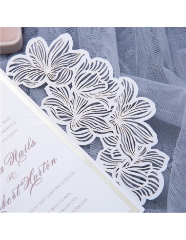 Faire-part Naissance Dentelle Fleur... Faire-part Naissance Dentelle Fleur...