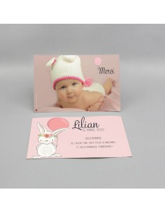 Remerciements Naissance...