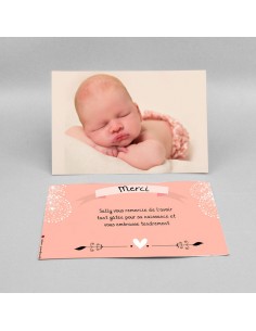 Remerciements Naissance...