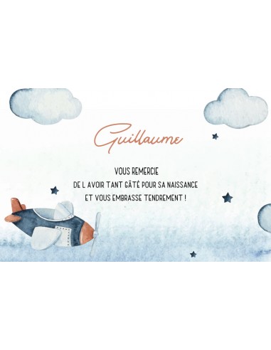 Remerciements Naissance Avion -... Remerciements Naissance Avion -...