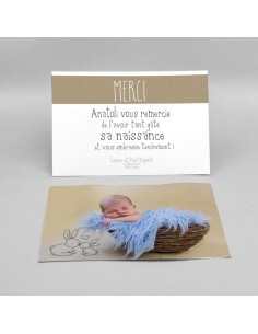 Remerciements Naissance...