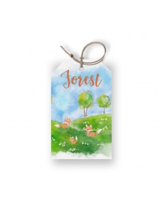 Étiquette naissance Forêt...