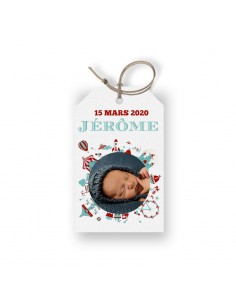 Étiquette naissance Cirque...