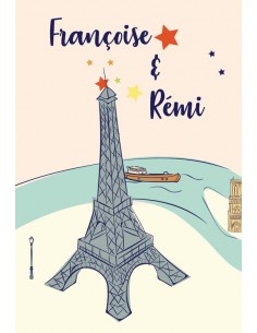 Timbre Mariage Paris -... 2