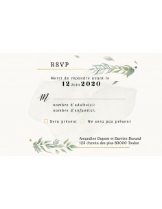 Carton Réponse RSVP... 2