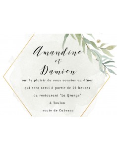 Carton Repas Feuillage... 2