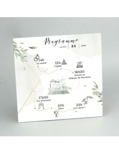 Carton Programme Feuillage...