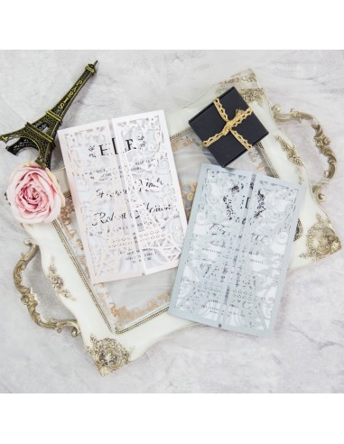 Faire-part mariage dentelle papier... Faire-part mariage dentelle papier...