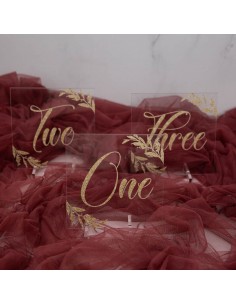 Numéro ou nom de table en...