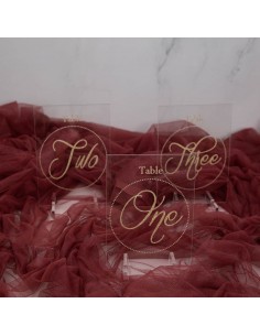 Numéro ou nom de table en...