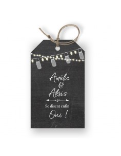Etiquette Mariage Ardoise -...
