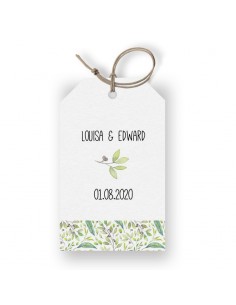 Etiquette Mariage Verdure -...