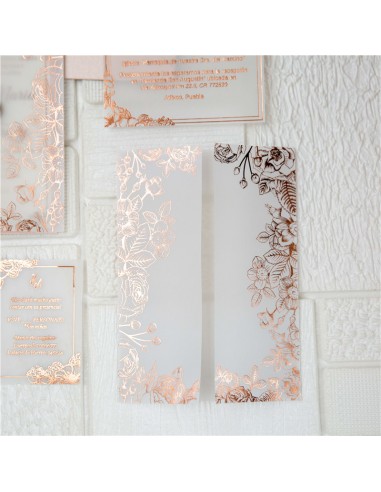 Faire-part Mariage Pochette Calque... Faire-part Mariage Pochette Calque...