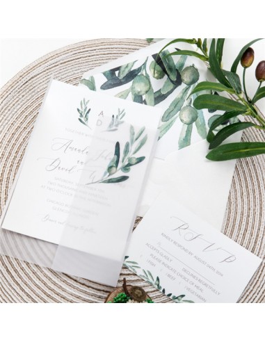 Faire-part Mariage Pochette Calque... Faire-part Mariage Pochette Calque...