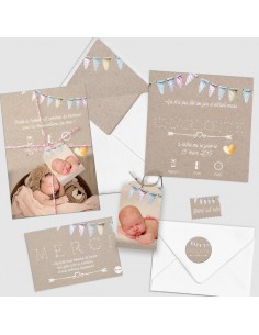 Faire-part Naissance Points... 2