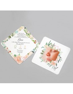 Faire-part Naissance Floral...