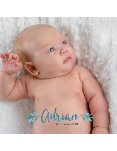 Faire-part Naissance Liberty -...