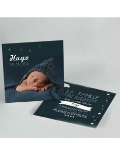 Faire-part Naissance Nuit...