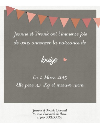Faire-part Naissance Polaroid -...